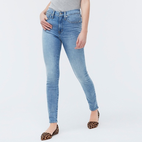 J.CREW Jeans 10" Highest-Rise Skinny Straight Leg - Picture 2 of 8